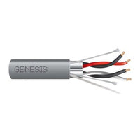 Genesis 12641109 22/2-Pair Each-Pair-Shielded Cable, General Purpose, CM, 1000' (304.8 m) Pull Box, Gray