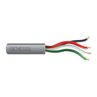 Genesis 21041109 22/4 Stranded Unshielded Cable, Riser, CMR, FT4, 1000' (304.8 m) Pull Box, Gray