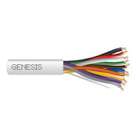 Genesis 31085512 22/10 Stranded Unshielded Cable, Plenum, CMP, FT6, 500' (152.4 m) Pull Box, Natural