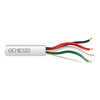 Genesis 31225012 16/4 Stranded Unshielded Cable, Plenum, CMP, FT6, 500' (152.4 m) Reel, Natural