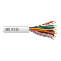 Genesis 47680312 18/10 Solid Unshielded Thermostat Cable, Plenum, CL2P, 250' (76.2 m) x 4 Reels, Natural