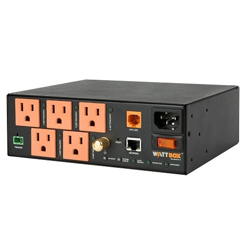 WattBox WB-300VB-IP-5 300 Series IP Power Conditioner (VersaBox) with OvrC Home, 5-Controlled Outlets