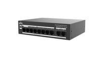 Uniview NSW3000-8T2GT-POE-IN 10-Port Cloud Managed PoE Switch – 8× PoE Ports, 2× Gigabit Uplink, 120W PoE Budget