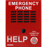 Viking X-1605-EWP SIP HD Video Emergency Phone with Enhanced Weather