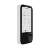 AJAX 58473.148.WH3 Keypad Touchscreen Jeweller Wireless Keypad with Touch IPS Display, Supports BLE and Encrypted Contactless Cards and Key Fobs, White