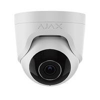 AJAX 64927.197.WH1 TurretCam 8MP Wired AI-Powered Security IP Camera, 110° Viewing Angle, 2.8mm Lens, White