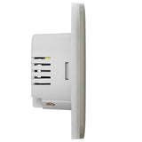 AJAX 101869.143.OL3 SideButton (1-Gang) Side Touch Button for 1-Gang Light Switch, Olive
