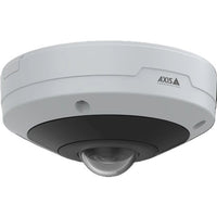 AXIS 03132-001 M4347-PLVE M43 Series 6MP Outdoor-Ready Panoramic Camera with 360° View and Audio Analytics, 1.7mm Fixed Lens, IR LEDs, IP66, IK10