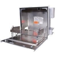 Hubbell ZCB5UP ZOBOX Passive Zone Access Ceiling Box, 5U, 120-Port Max, 12" H x 24" W x 24" D, Aluminum