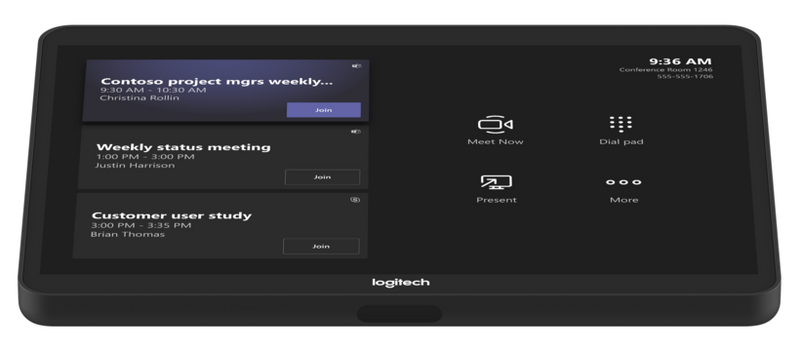 Logitech TAPRALMSTINT2 Medium Room With Tap + Rally + Intel Nuc for Microsoft  Teams Rooms