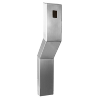 PEDESTAL ADA-SS-TWR-54x8x4Z 54" Z-shaped Pedestal with Single Gang