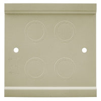 Hubbell HBL4746H2IV HBL4750 Series Metal Raceway Tap Off Fitting, Ivory