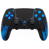 MODDEDZONE BLUE FIRE PS5 DualSense Edge Custom Modded Wireless Controller