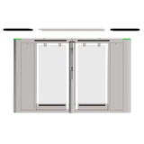 ZKTeco SBTL8000 Swing Turnstile with Driver