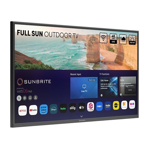 SunBrite SB-FS-55-BL 55" Solis 4K Full-Sun Outdoor Smart TV