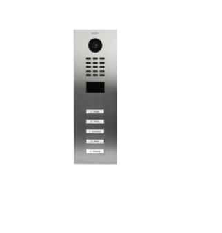 DoorBird D2105V IP Video Intercom for Multi-Tenant Buildings and Businesses, 5-Unit, 5-Call Button