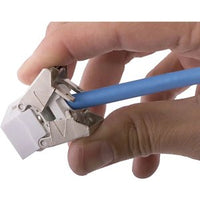 Hubbell HJU6AW24 CAT6A Jack with Cobra-Lock Termination, 24-Pack, White