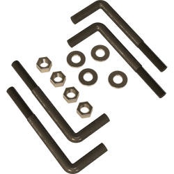 PEDESTAL PRO L-BOLT-625 L-bolt Pedestal Mounting Kit - 5/8" Bolts