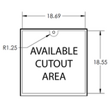 PEDESTAL PRO MC-CS-20-E 20" Square Steel Housing