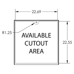 PEDESTAL PRO MC-CS-24-E 24" Square Steel Housing