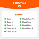 Silicone Headband Cover for HyperX Cloud Series Headphones - WC BandZ Cloud