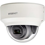 Hanwha XND-6080V Wisenet X-Series 2MP Indoor Vandal Dome Camera, 2.8-12mm Varifocal Lens, Ivory