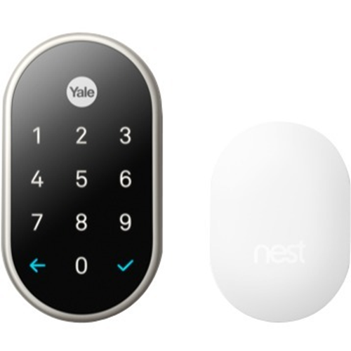 Google Nest x Yale RB-YRD540-WV-619 Lock (Satin Nickel) with Nest Connect