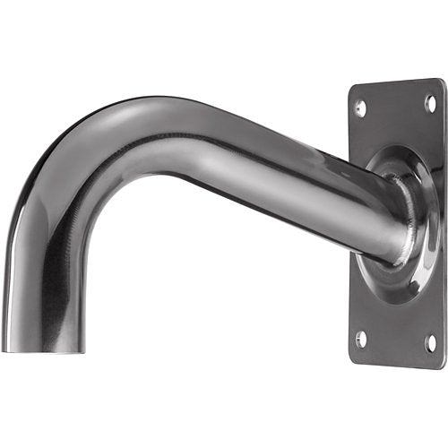Hanwha SBP-300WMS Gooseneck Wall Mount for Select XNV and XNP Series Cameras, Stainless Steel