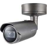 Hanwha XNO-9082R Wisenet X-Series 4K IR Bullet Camera, 2.8-8.4mm Varifocal Lens, Gray