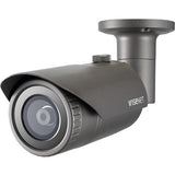 Hanwha QNO-6022R1 Wisenet Q 2MP WDR IR Bullet IP Camera, 4mm Fixed Lens, Black