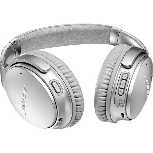Bose 789564-0020 QuietComfort 35 Series II Wireless Noise-Canceling Headphones (Silver) + Bose Gift Box
