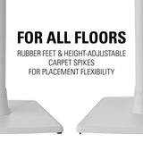 Sanus WSS21-W1 Sonos Play 1 & Play 3 Wireless Speaker Stands White- Single