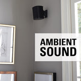 Sanus WSWM21-B1 Sonos Play 1 & Play 3 Wireless Speaker Wall Mounts Black- Single