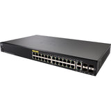 Cisco SF350-24P-K9-NA 350 Series 24-Port PoE+ Managed 10/100 Mb/s Ethernet Switch