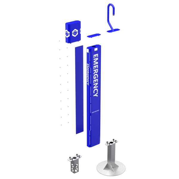 PEDESTAL PRO 156TOW-AIPH-01-ALU  Emergency Tower - Aiphone IX-DVF