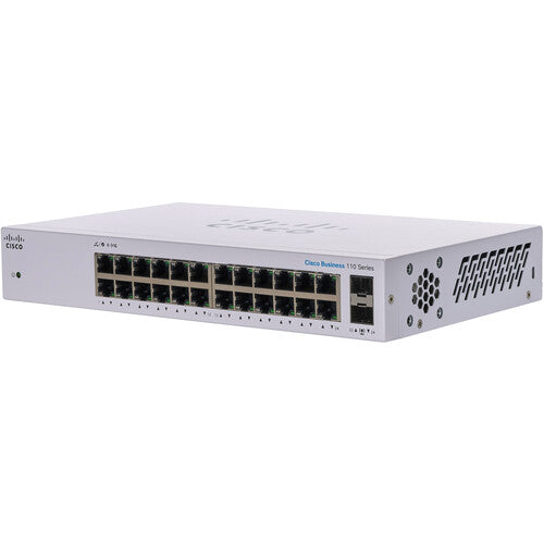 Cisco CBS110-24T 110 Series Unmanaged 24-Port Rack-Mountable Ethernet Switch