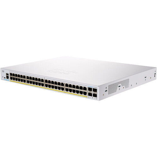 Cisco CBS250-48P-4X 48-Port Gigabit Ethernet PoE+ Compliant Smart Switch with SFP