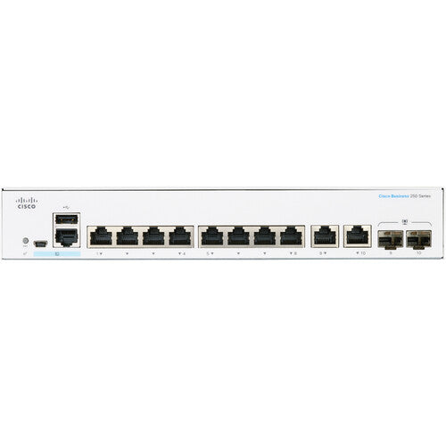 Cisco CBS250-8T-E-2G 8-Port Smart Switch