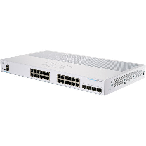 Cisco CBS350-24T-4X 24-Port Gigabit Managed Network Switch with 10G SFP+