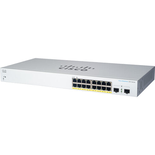 Cisco CBS220-16T-2G 16-Port Gigabit Managed Network Switch with SFP