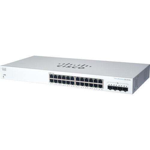 Cisco CBS220-24T-4X 24-Port Gigabit Managed Network Switch with SFP+