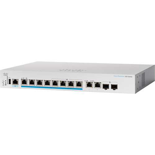 Cisco CBS350-8MP-2X 8-Port 2.5G PoE+ Compliant Managed Network Switch with 10G SFP+/RJ45 Combo Ports (240W)