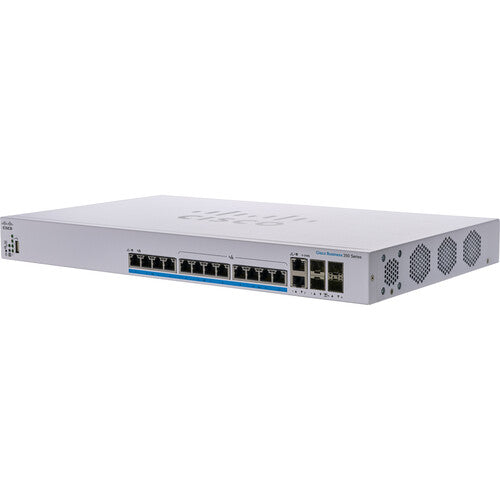 Cisco CBS350-12NP-4X 12-Port 5G PoE++ Compliant Managed Switch with 10G Combo Ports (375W)