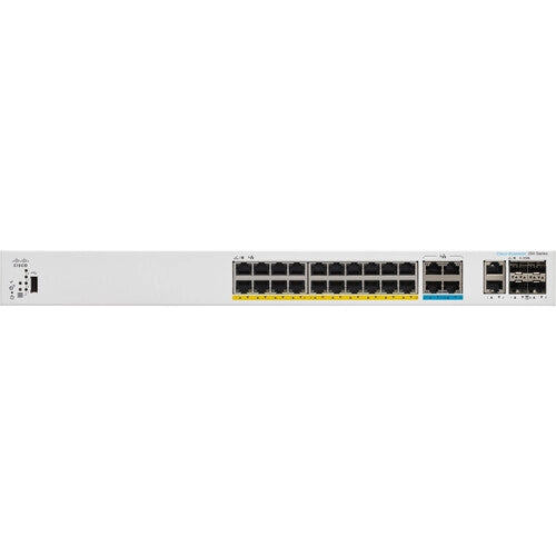 Cisco CBS350-24MGP-4X 24-Port Multi-Gig PoE++ Compliant Managed Network Switch with 10G SFP+ & Combo Ports