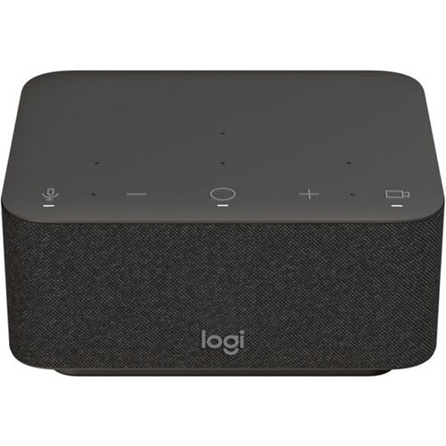 Logitech 986-000025 Logi Dock All-In-One Docking Station with Meeting Controls and Speakerphone, UC, Graphite