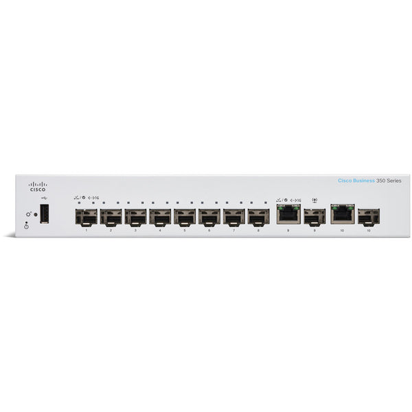 Cisco CBS350-8S-E-2G 8-Port SFP Gigabit Managed Network Switch