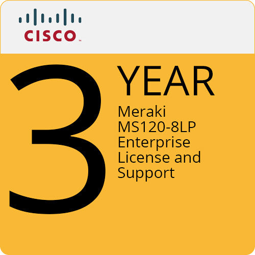 Cisco MS120-48 Access Switch with 3-Year Enterprise License and Support