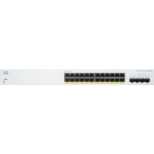 Cisco CBS220-24P-4X 24-Port Gigabit PoE+ Compliant Managed Network Switch with SFP+