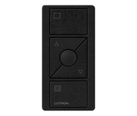 Lutron PJ2-3BRL-TMN-S01 Pico 3-Button Raise/Lower Shade Remote With Shade Icons - (Midnight | Satin)