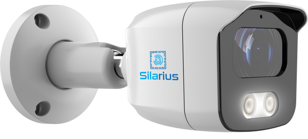 Silarius Pro Series SIL-SB8MP28AU 8MP 4K Mini Bullet Camera w/ 2.8mm lens and built-in Audio (NDAA Compliant)